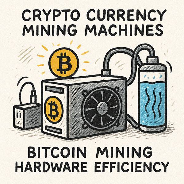 Kryptowährungs-Mining-Maschinen